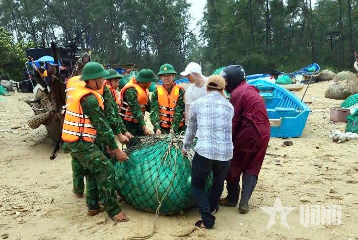 Bộ đội Biên phòng TP Huế chủ động ứng phó mưa lớn